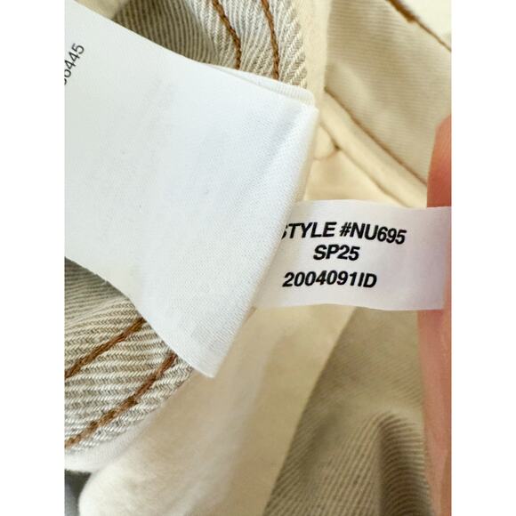 Madewell | NWT The Dean Easy Straight Pant in Bone | Sz 32 - Picture 12 of 12